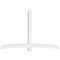Ekena Millwork Bellingham Architectural Grade PVC Gable Bracket, 108"W x 72"H x 6"D x 6"F, 16/12 Pitch GBP108X72X0606BEL00 - alternate 2